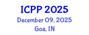 International Conference on Pharmacy and Pharmacology (ICPP) December 09, 2025 - Goa, India