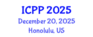 International Conference on Pharmacy and Pharmacology (ICPP) December 20, 2025 - Honolulu, United States