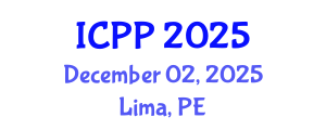 International Conference on Pharmacy and Pharmacology (ICPP) December 02, 2025 - Lima, Peru