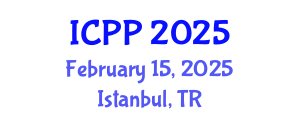 International Conference on Pharmacy and Pharmacology (ICPP) February 15, 2025 - Istanbul, Turkey