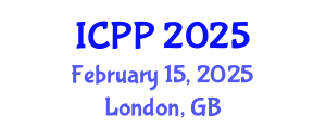 International Conference on Pharmacy and Pharmacology (ICPP) February 15, 2025 - London, United Kingdom