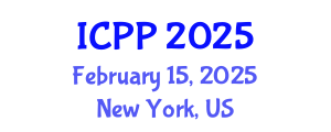 International Conference on Pharmacy and Pharmacology (ICPP) February 15, 2025 - New York, United States