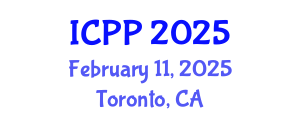 International Conference on Pharmacy and Pharmacology (ICPP) February 11, 2025 - Toronto, Canada