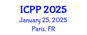 International Conference on Pharmacy and Pharmacology (ICPP) January 25, 2025 - Paris, France