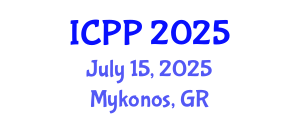 International Conference on Pharmacy and Pharmacology (ICPP) July 15, 2025 - Mykonos, Greece