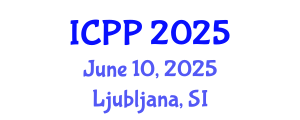International Conference on Pharmacy and Pharmacology (ICPP) June 10, 2025 - Ljubljana, Slovenia