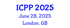 International Conference on Pharmacy and Pharmacology (ICPP) June 28, 2025 - London, United Kingdom