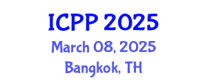 International Conference on Pharmacy and Pharmacology (ICPP) March 08, 2025 - Bangkok, Thailand