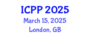 International Conference on Pharmacy and Pharmacology (ICPP) March 15, 2025 - London, United Kingdom