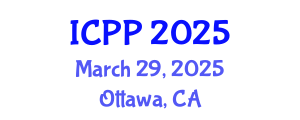 International Conference on Pharmacy and Pharmacology (ICPP) March 29, 2025 - Ottawa, Canada