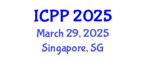 International Conference on Pharmacy and Pharmacology (ICPP) March 29, 2025 - Singapore, Singapore