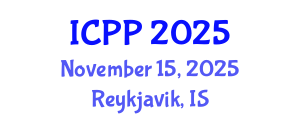 International Conference on Pharmacy and Pharmacology (ICPP) November 15, 2025 - Reykjavik, Iceland