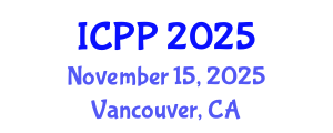 International Conference on Pharmacy and Pharmacology (ICPP) November 15, 2025 - Vancouver, Canada