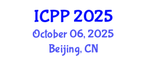 International Conference on Pharmacy and Pharmacology (ICPP) October 06, 2025 - Beijing, China