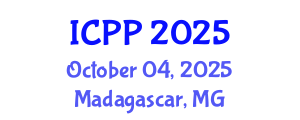 International Conference on Pharmacy and Pharmacology (ICPP) October 04, 2025 - Madagascar, Madagascar