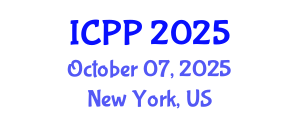 International Conference on Pharmacy and Pharmacology (ICPP) October 07, 2025 - New York, United States