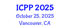 International Conference on Pharmacy and Pharmacology (ICPP) October 25, 2025 - Vancouver, Canada