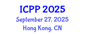 International Conference on Pharmacy and Pharmacology (ICPP) September 27, 2025 - Hong Kong, China