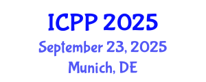 International Conference on Pharmacy and Pharmacology (ICPP) September 23, 2025 - Munich, Germany