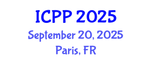 International Conference on Pharmacy and Pharmacology (ICPP) September 20, 2025 - Paris, France