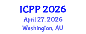 International Conference on Pharmacy and Pharmacology (ICPP) April 27, 2026 - Washington, Australia International Conference on Pharmacy and Pharmacology (ICPP) April 27, 2026 - Washington, Australia