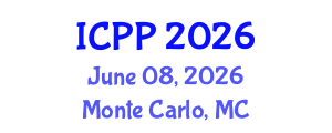 International Conference on Pharmacy and Pharmacology (ICPP) June 08, 2026 - Monte Carlo, Monaco International Conference on Pharmacy and Pharmacology (ICPP) June 08, 2026 - Monte Carlo, Monaco