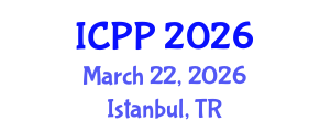 International Conference on Pharmacy and Pharmacology (ICPP) March 22, 2026 - Istanbul, Turkey