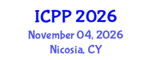 International Conference on Pharmacy and Pharmacology (ICPP) November 04, 2026 - Nicosia, Cyprus