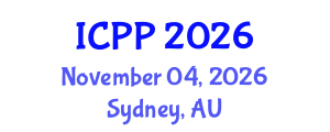 International Conference on Pharmacy and Pharmacology (ICPP) November 04, 2026 - Sydney, Australia