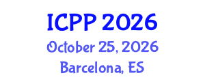 International Conference on Pharmacy and Pharmacology (ICPP) October 25, 2026 - Barcelona, Spain International Conference on Pharmacy and Pharmacology (ICPP) October 25, 2026 - Barcelona, Spain