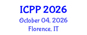 International Conference on Pharmacy and Pharmacology (ICPP) October 04, 2026 - Florence, Italy International Conference on Pharmacy and Pharmacology (ICPP) October 04, 2026 - Florence, Italy