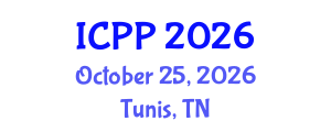 International Conference on Pharmacy and Pharmacology (ICPP) October 25, 2026 - Tunis, Tunisia