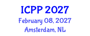 International Conference on Pharmacy and Pharmacology (ICPP) February 08, 2027 - Amsterdam, Netherlands International Conference on Pharmacy and Pharmacology (ICPP) February 08, 2027 - Amsterdam, Netherlands
