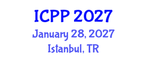International Conference on Pharmacy and Pharmacology (ICPP) January 28, 2027 - Istanbul, Turkey International Conference on Pharmacy and Pharmacology (ICPP) January 28, 2027 - Istanbul, Turkey
