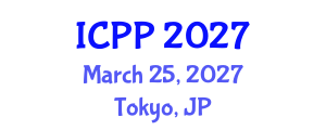 International Conference on Pharmacy and Pharmacology (ICPP) March 25, 2027 - Tokyo, Japan International Conference on Pharmacy and Pharmacology (ICPP) March 25, 2027 - Tokyo, Japan