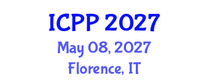 International Conference on Pharmacy and Pharmacology (ICPP) May 08, 2027 - Florence, Italy International Conference on Pharmacy and Pharmacology (ICPP) May 08, 2027 - Florence, Italy