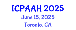 International Conference on Philosophy, Anthropology, Archaeology and History (ICPAAH) June 15, 2025 - Toronto, Canada