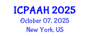 International Conference on Philosophy, Anthropology, Archaeology and History (ICPAAH) October 07, 2025 - New York, United States