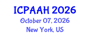 International Conference on Philosophy, Anthropology, Archaeology and History (ICPAAH) October 07, 2026 - New York, United States