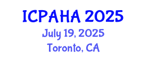International Conference on Philosophy, Archaeology, History and Anthropology (ICPAHA) July 19, 2025 - Toronto, Canada