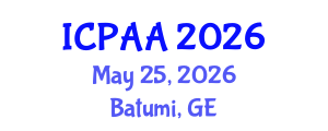 International Conference on Philosophy, Art and Aesthetics (ICPAA) May 25, 2026 - Batumi, Georgia