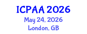 International Conference on Philosophy, Art and Aesthetics (ICPAA) May 24, 2026 - London, United Kingdom