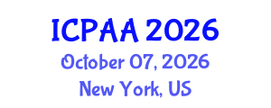 International Conference on Philosophy, Art and Aesthetics (ICPAA) October 07, 2026 - New York, United States