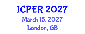 International Conference on Philosophy, Ethics and Religion (ICPER) March 15, 2027 - London, United Kingdom International Conference on Philosophy, Ethics and Religion (ICPER) March 15, 2027 - London, United Kingdom