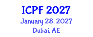 International Conference on Philosophy of Film (ICPF) January 28, 2027 - Dubai, United Arab Emirates International Conference on Philosophy of Film (ICPF) January 28, 2027 - Dubai, United Arab Emirates