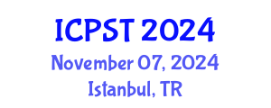 International Conference on Philosophy of Sciences and Technology (ICPST) November 07, 2024 - Istanbul, Turkey