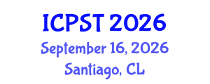 International Conference on Philosophy of Sciences and Technology (ICPST) September 16, 2026 - Santiago, Chile International Conference on Philosophy of Sciences and Technology (ICPST) September 16, 2026 - Santiago, Chile