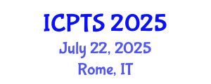 International Conference on Philosophy, Theology and Society (ICPTS) July 22, 2025 - Rome, Italy