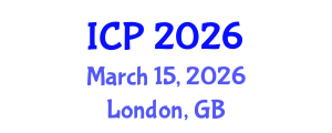 International Conference on Photochemistry (ICP) March 15, 2026 - London, United Kingdom