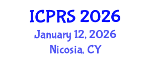 International Conference on Photogrammetry and Remote Sensing (ICPRS) January 12, 2026 - Nicosia, Cyprus International Conference on Photogrammetry and Remote Sensing (ICPRS) January 12, 2026 - Nicosia, Cyprus